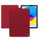 硬质真皮保护套 Apple iPad - Rouge passion ( Pantone #a6192e ) 