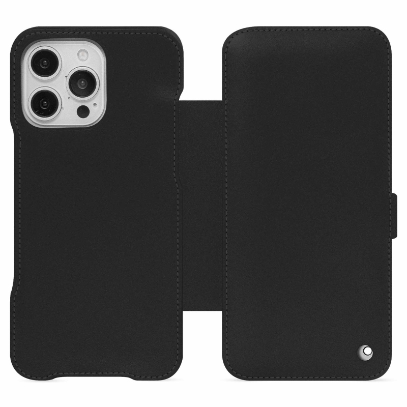 高級感溢れるiPhone 16 Pro用横型フラップケース｜Noreve