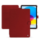 Housse cuir Apple iPad - Tomate ( Pantone #a61715 ) 