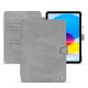 Apple iPad leather case - Platinium ( Pantone 877C ) 