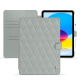 Lederschutzhülle Apple iPad - Gris - Couture ( Nappa - Pantone #c1c6c8 ) 