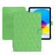 Capa em pele Apple iPad - Vert olive - Couture ( Nappa - Pantone #a7c58e ) 
