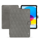 Lederschutzhülle Apple iPad - Acier vintage - Couture ( Pantone #d85827b ) 
