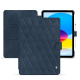 Custodia in pelle Apple iPad - Jean vintage - Couture ( Pantone #2f414f  ) 