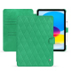 Custodia in pelle Apple iPad - Menthe vintage - Couture ( Pantone #37b375 ) 