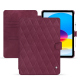 Custodia in pelle Apple iPad - Prune vintage - Couture ( Pantone #612434 ) 