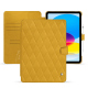 Custodia in pelle Apple iPad - Jaune soulèu - Couture ( Pantone #F3B934 )