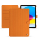 Apple iPad leather case - Abaca arancio ( Pantone #d77540 )