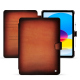 Apple iPad leather case - Orange Patine