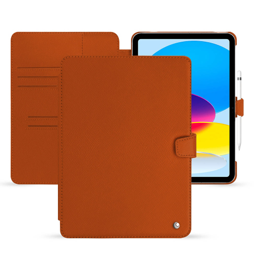 Capa de Couro Premium para Apple iPadOrange vibrant ( Pantone #e36b39 ) 
