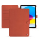 Housse cuir Apple iPad - Orange Veggie ( Pantone #cb6015 ) 