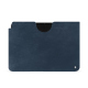 Pochette cuir Apple iPad - Jean vintage ( Pantone #2f414f  ) 