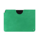 Capa em pele Apple iPad - Menthe vintage ( Pantone #37b375 ) 