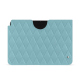 Funda de piel Apple iPad - Bleu ciel - Couture ( Nappa - Pantone #abcae9 ) 
