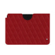 Custodia in pelle Apple iPad - Rouge - Couture ( Nappa - Pantone #d50032 ) 
