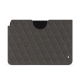 Lederschutzhülle Apple iPad - Anthracite - Couture ( Pantone #41403c ) 