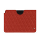 Custodia in pelle Apple iPad - Papaye - Couture ( Pantone #b54317 ) 