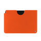 Apple iPad leather pouch - Orange fluo ( Pantone #ff5406 ) 