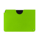 Pochette cuir Apple iPad - Vert fluo ( Pantone #00ab5f ) 