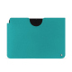 Capa em pele Apple iPad - Bleu fluo