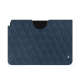 Custodia in pelle Apple iPad - Jean vintage - Couture ( Pantone #2f414f  ) 