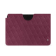Apple iPad leather pouch - Prune vintage - Couture ( Pantone #612434 ) 