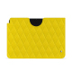 Funda de piel Apple iPad - Jaune fluo - Couture ( Pantone #c9ff57 ) 