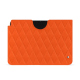 Custodia in pelle Apple iPad - Orange fluo - Couture ( Pantone #ff5406 ) 