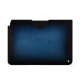 Pochette cuir Apple iPad - Bleu Patine