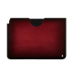Apple iPad leather pouch - Rouge Patine