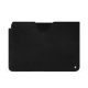 Apple iPad leather pouch - Negre poudro ( Pantone #111212 )