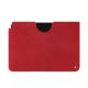 Pochette cuir Apple iPad - Rouge troupelenc ( Pantone #AB191A )