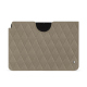 Lederschutzhülle Apple iPad - Darboun sabla - Couture ( Pantone #BCB1A1 )