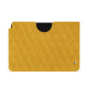 Apple iPad leather pouch - Jaune soulèu - Couture ( Pantone #F3B934 )
