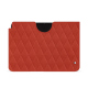Custodia in pelle Apple iPad - Arange clouquié - Couture ( Pantone #D33108 )