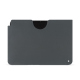 Apple iPad leather pouch - Gris Veggie ( Pantone #5e514d ) 