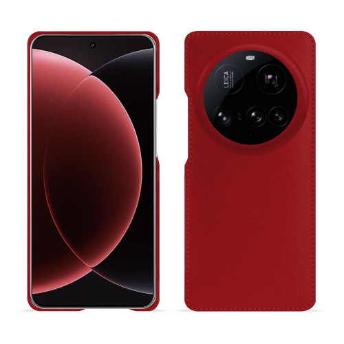 Custodia Xiaomi 15 Ultra - Protezione in pelle premium | NoreveRouge ( Nappa - Pantone #d50032 ) 