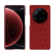 Xiaomi 15 Ultra leather cover - Tomate - Couture ( Pantone #a61715 )