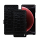 Housse cuir Xiaomi 15 Ultra - Crocodile nero ( Noir / Black) 