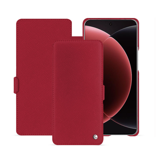 Capa Xiaomi 15 Ultra - Proteção Premium com Aba | NoreveRouge passion ( Pantone #a6192e ) 