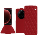 Lederschutzhülle Xiaomi 15 Ultra - Rouge - Couture ( Nappa - Pantone #d50032 ) 