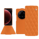 硬质真皮保护套 Xiaomi 15 Ultra - Orange - Couture ( Nappa - Pantone #ff9351 ) 