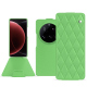 Capa em pele Xiaomi 15 Ultra - Vert olive - Couture ( Nappa - Pantone #a7c58e ) 