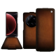 Custodia in pelle Xiaomi 15 Ultra - Marron Patine