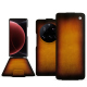 Housse cuir Xiaomi 15 Ultra - Fauve Patine