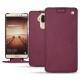 Housse cuir Huawei Mate 9 - Prune vintage ( Pantone 512C ) 