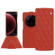 Xiaomi 15 Ultra leather case - Arange clouquié - Couture ( Pantone #D33108 )