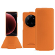 Housse cuir Xiaomi 15 Ultra - Orange PU ( Pantone #ff9351 )