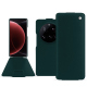 Custodia in pelle Xiaomi 15 Ultra - Vert séduisant ( Pantone #1d3c34 ) 