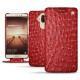 Huawei Mate 9 leather case - Autruche ciliegia